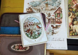 vintage Karten, Briefe