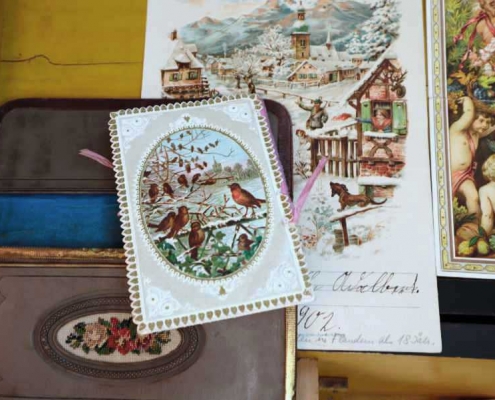 vintage Karten, Briefe